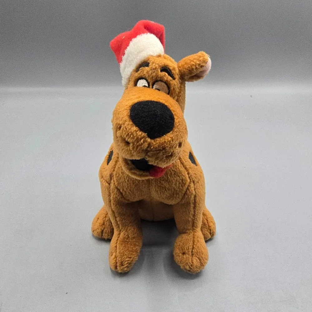 Ty Beanie Babies Scooby-Doo Christmas Santa Hat Plush Dog 2010 Hanna-Barbera